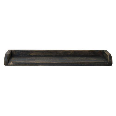 Distressed Black Toilet Tray - The Fox Decor